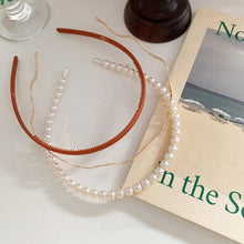 Load image into Gallery viewer, New Women Elegant Full Pearls Simple Hairbands Sweet Headband Hair Hoops Holder Ornament Head Band Lady Fashion Hair Accessories