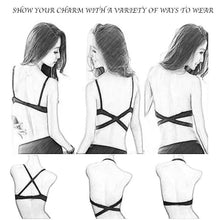 Load image into Gallery viewer, New Women Lingerie U Backless Bras Underwear Deep U Low Cut Push Up Bra Female Breathable Bra