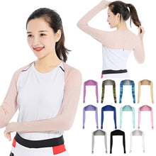 Load image into Gallery viewer, New Women Long Arm Cover Golf Shawl Sleeves Sun Protection Cooling Shawl Arm Sleeve For Female Sleeves Summer UV Protection Clothing For Outdoor Arm Sleeve For Workout And Sport