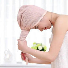 Load image into Gallery viewer, NEW Women Magic Shower Microfiber Hair Towel Quick Drying Dryer Bath Towels Quickly Drying Women Accessories