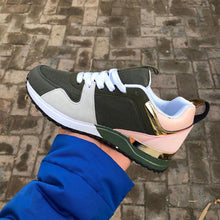 将图片加载到图库查看器,New Women's Breathable Sneakers Fashion Autumn Running And Walking Lace-up Breathable Casual Comfortable Walking Footwear Fashion New Lightweight Sneakers