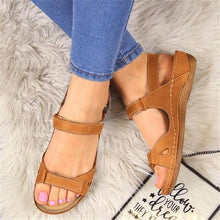 将图片加载到图库查看器,New Women Sandals Soft Comfortable Flat Sandals Open Toe Beach Shoes Comfortable Flat Sandals Beach Travel Slipper Flip Flops Shoes Slipper Party Sandal Women Slip On Shoes