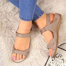 将图片加载到图库查看器,New Women Sandals Soft Comfortable Flat Sandals Open Toe Beach Shoes Comfortable Flat Sandals Beach Travel Slipper Flip Flops Shoes Slipper Party Sandal Women Slip On Shoes