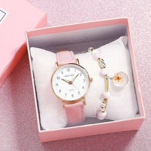 将图片加载到图库查看器,New Women Watch Fashion Casual Leather Belt Watches Simple Small Dial Quartz Dress Wristwatch Quartz Analog Wrist Watches For Women With Second Hand Luminous Hands Women Leather Watch