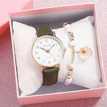 将图片加载到图库查看器,New Women Watch Fashion Casual Leather Belt Watches Simple Small Dial Quartz Dress Wristwatch Quartz Analog Wrist Watches For Women With Second Hand Luminous Hands Women Leather Watch