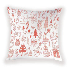将图片加载到图库查看器,New Year Christmas Decorations Pillows Cover Christmas Décor for Home Christmas Tree Snowflake Snowman Reindeer Home Decor Throw Pillow Case Cushion Cover Santa Merry Christmas Gift Xmas 45x45cm