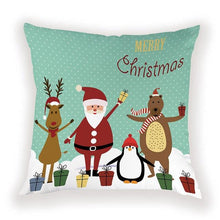 将图片加载到图库查看器,New Year Christmas Decorations Pillows Cover Christmas Décor for Home Christmas Tree Snowflake Snowman Reindeer Home Decor Throw Pillow Case Cushion Cover Santa Merry Christmas Gift Xmas 45x45cm