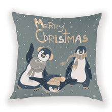 将图片加载到图库查看器,New Year Christmas Decorations Pillows Cover Christmas Décor for Home Christmas Tree Snowflake Snowman Reindeer Home Decor Throw Pillow Case Cushion Cover Santa Merry Christmas Gift Xmas 45x45cm