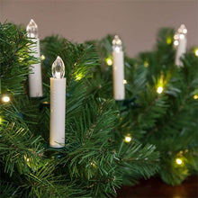 Load image into Gallery viewer, New Year Christmas LED Candles Taper Candles Flickering With Remote Timer Battery Operated Waterproof Christmas Tree Candles, Warm White Window Candles Lights Flameless Remote Control Candles For Home Dinner Party Christmas Tree Decoration Lamp