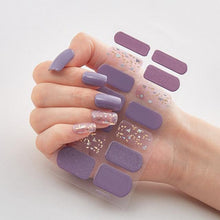 Load image into Gallery viewer, New Year Patterned Nail Decor Nail Polish Nail Art Stickers Full Beauty Sticker for Nails Nail Accessorie Christmas Nail Sticker 3D Nail Art Stickers Decal Slider Template Diy Nail Tool Decorations Nail Art Design Self Adhesive Luxury Designer Nail Sticke