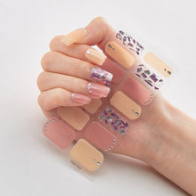 Load image into Gallery viewer, New Year Patterned Nail Decor Nail Polish Nail Art Stickers Full Beauty Sticker for Nails Nail Accessorie Christmas Nail Sticker 3D Nail Art Stickers Decal Slider Template Diy Nail Tool Decorations Nail Art Design Self Adhesive Luxury Designer Nail Sticke