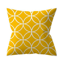 Load image into Gallery viewer, New Yellow Cushion Cases Modern Fashion Abstract Art Decorative Modern Pillow Covers Beautiful Pattern Square Pillow Case Sofa Car Couch Decorative Cover For Pillows 45x45CM