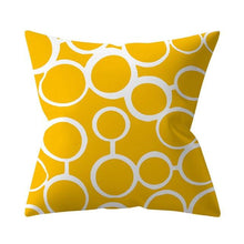 Load image into Gallery viewer, New Yellow Cushion Cases Modern Fashion Abstract Art Decorative Modern Pillow Covers Beautiful Pattern Square Pillow Case Sofa Car Couch Decorative Cover For Pillows 45x45CM