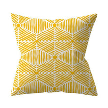 Load image into Gallery viewer, New Yellow Cushion Cases Modern Fashion Abstract Art Decorative Modern Pillow Covers Beautiful Pattern Square Pillow Case Sofa Car Couch Decorative Cover For Pillows 45x45CM