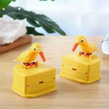 Load image into Gallery viewer, New Yellow Small Bird Toothpick Container Automatic Toothpick Dispenser Toothpick Holder Home Decoration Kitchen Accessories