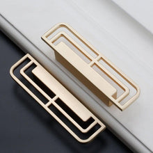 Load image into Gallery viewer, New Zinc Alloy Modern Style Bedroom Cabinet Furniture Door Handle Imitation Copper Antique Furniture Closet Door Knob Cabinet Furniture Door Handle Imitation Copper Antique Furniture Closet Door Knobs 2.2CM