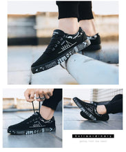 Load image into Gallery viewer, Newest Spring Autumn Men's Flat Shoes Fashion Comfortable Breathable Canvas Sneakers Men's Lace Casual Slip On Sneakers Classic Low Top Canvas Causal Comfortable Walking Flats Sneakers