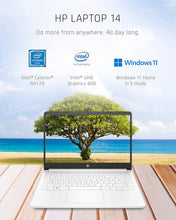 Load image into Gallery viewer, HP 14" 14DQ0052DX Intel Celeron N4120 White 4 GB/64 GB Windows 11
