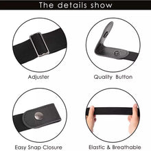 Load image into Gallery viewer, No Buckle Elastic Stretch Belts for Men and Women Comfortable Invisible Belts