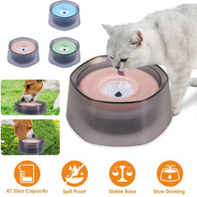 Load image into Gallery viewer, No Spill Dog Cat Water Bowl Spill Proof Slow Water Feeder