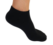 将图片加载到图库查看器,No Look Anklet Bamboo Viscose Socks - Black