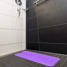 Load image into Gallery viewer, Non Slip Shower Mat Massage Anti-Bacterial with Suction Cups