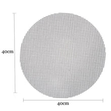 Load image into Gallery viewer, Non-Stick Frying Pan Pad Round Liner Sheet Barbecue Grill Mat Tools For Microwave Oven Outdoor BBQ Accessories Multifunctional Food Grade Non-Stick Reusable Grill Mat for Gas Grill for Charcoal Grill BBQ Things