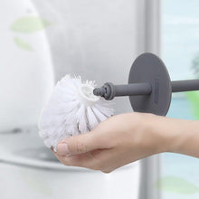 将图片加载到图库查看器,Nordic Ceramic Toilet Brush Bathroom Accessories Set With Non Slip Long Handle And Flexible Bristle Toilet Brush Stainless Steel Long Handle Toilet Bowl Brush For Bathroom Toilet-Ergonomic Elegant Durable