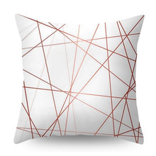 将图片加载到图库查看器,Nordic Style Pillow Covers Plant Letter Flower Geometric Sofa Cushion cover Headrest Pink Party Decorations Gift For Kids Geometric Decorative Throw Pillow Covers Square Cotton Cushion Covers Outdoor Sofa Home Pillow Covers