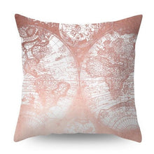 将图片加载到图库查看器,Nordic Style Pillow Covers Plant Letter Flower Geometric Sofa Cushion cover Headrest Pink Party Decorations Gift For Kids Geometric Decorative Throw Pillow Covers Square Cotton Cushion Covers Outdoor Sofa Home Pillow Covers