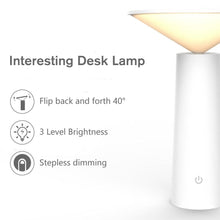 Load image into Gallery viewer, Novelty Bedroom Reading Book Light Modern Desk Lamp USB LED Table Lamp Touch Sensor Control for Home Office Decoration Decorative Table Lamp Cute Study Lamps for Bedroom Décor