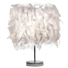 Load image into Gallery viewer, Novelty Feather Night Light Remote Fairy Copper Lamp for Home Living Room Bedroom Bedside Backlight Party Wedding Decoration Cute Study Lamps for Bedroom Décor
