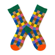 将图片加载到图库查看器,Novelty Happy Funny Women Graphic Short Socks Socks Combed Out Of Pure Cotton Art Abstract Oil Painting Socks French Style Crew Socks For Men And Women