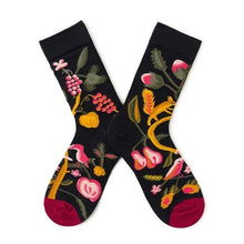 将图片加载到图库查看器,Novelty Happy Funny Women Graphic Short Socks Socks Combed Out Of Pure Cotton Art Abstract Oil Painting Socks French Style Crew Socks For Men And Women