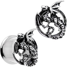 Load image into Gallery viewer, Angry Dragon Double Flare Tunnel Plug Set 6mm to 25mm
