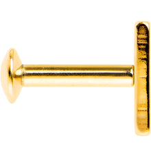 将图片加载到图库查看器,1/4 6mm Gold IP Rectangle Internal Thread Daith Cartilage Tragus
