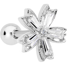 将图片加载到图库查看器,Clear CZ Gem Lil Lily Cartilage Tragus Earring