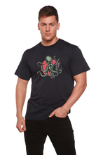 将图片加载到图库查看器,Octopus Men's Bamboo Viscose/Organic Cotton Short Sleeve Graphic T-Shirt