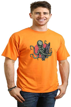 将图片加载到图库查看器,Octopus Men's Bamboo Viscose/Organic Cotton Short Sleeve Graphic T-Shirt