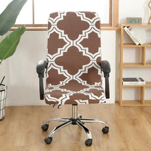 Load image into Gallery viewer, Office Chair Cover Jacquard Removable Gaming Computer Case Cushion Covers Dust Guards For Home Leisure Universal Size Modern Stretchable Cloth Polyester Universal Desk Task Chair Chair Covers Stretch Rotating Chair Slipcover