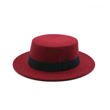 Load image into Gallery viewer, One Size Winter Autumn Cotton Women Men Fedoras Lady Retro Wide Brim Hat Belt Fedora Hat Top Lightweight Caps Everyday Wear Hats Summer Sun Hat