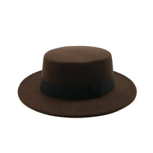 Load image into Gallery viewer, One Size Winter Autumn Cotton Women Men Fedoras Lady Retro Wide Brim Hat Belt Fedora Hat Top Lightweight Caps Everyday Wear Hats Summer Sun Hat