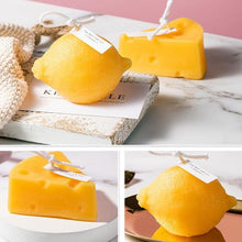 Load image into Gallery viewer, Orange Shaped Scented Candle Fruit Soy Wax Candle Smokeless Oil Aromatherapy Candle Cool Candles Shaped Candles Novelty Candle for Wedding Holiday Birthday Party Decor Aesthetic Candles for Women with Flower Fragrance