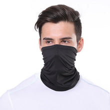 Load image into Gallery viewer, Outdoor Balaclava Bandana Uv Biker Cover Scarf Seamless Magic Headband Camouflage Neck Gaiter Face Cover Headwear Scarf Uniesx Men Women Bandanas Polyester Breathable Windproof Anti UV Neck Cover Camping Hiking Climbing Face Mask Headband