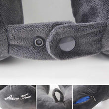 将图片加载到图库查看器,Outdoor Neck Support Pillow Headrest Travel Folding Slow Rebound Journey Trip Cushion Memory Foam Travel Pillow Neck Pillow, Ideal for Airplane Travel Comfortable Lightweight Improved Support Design Machine Washable Cover Must Have Travel Accessories