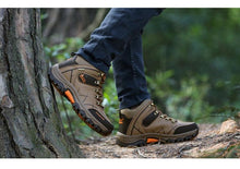 Load image into Gallery viewer, Outdoor Non-slip Snow Mens Boots Walking Climbing Hiking Shoes Mountain Sport Boots Hunting Men Winter Ankle Snow Hiking Boots Warm Water Resistant Non Slip Soft Shoes