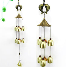 将图片加载到图库查看器,Outdoor Wind Chimes Yard Antique Superb Garden Copper Bells Wind-chimes Wall Hanging Decorations Best Metal Musical Wind Chime Home Decoration Amazing Addition To Patio Porch Garden Backyard