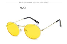 Load image into Gallery viewer, Oval Sunglasses Vintage Retro Sunglasses Designer Glasses for Women Men Oval Shape Sunglasses For Women/Men Popular Luxury Round Shape Sunglasses