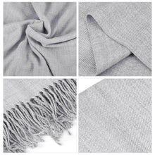 Load image into Gallery viewer, Oversize Cashmere Wool Shawl Wrap Blanket