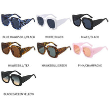 Load image into Gallery viewer, Oversized Leopard Unique & Attractive Designer Sunglasses For Women & Men Luxury Shades In Brown Square Size Sun Glasses Luxury Square Gradient Sun Glasses Shades